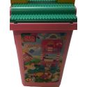 MEGA BLOKS 9415 non Lego THÙNG LỚN bộ đồ chơi xếp lắp ráp ghép mô hình Friends BULK BUCKET Các Bạn Gái 350 khối