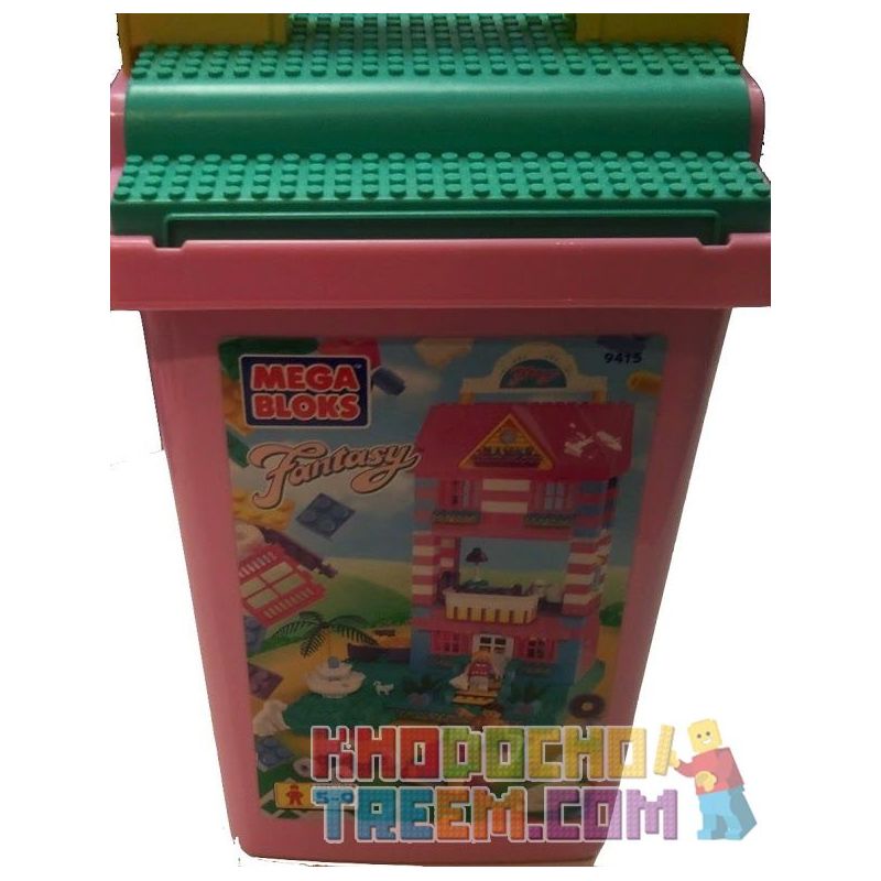 MEGA BLOKS 9415 non Lego THÙNG LỚN bộ đồ chơi xếp lắp ráp ghép mô hình Friends BULK BUCKET Các Bạn Gái 350 khối