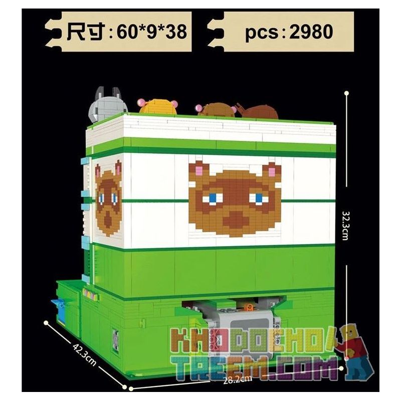 SUPER 18K K104 non  MÁY ĐẨY TIỀN ĐIỆN bộ đồ chơi xếp lắp ráp ghép mô hình Creator COIN PUSHER Sáng Tạo 2980 khối