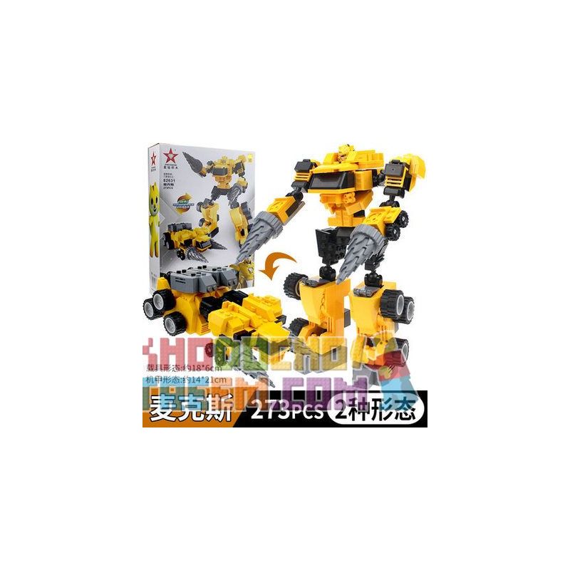 STAR DIAMOND 82631 non Lego MIKE. bộ đồ chơi xếp lắp ráp ghép mô hình Transformers MINIFORCE Robot Đại Chiến Người Máy Biến Hình 273 khối