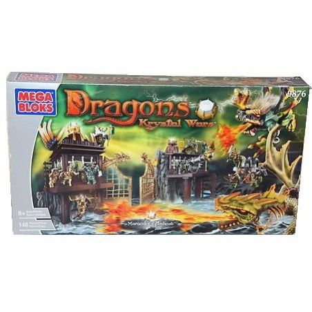 MEGA BLOKS 9876 non  PHỤC HỒI CỦA PALEDUKER. bộ đồ chơi xếp lắp ráp ghép mô hình MARAUDER'S AMBUSH 140 khối
