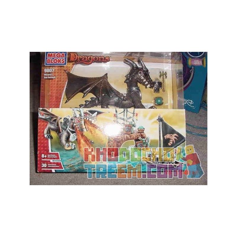 MEGA BLOKS 9807 Xếp hình kiểu Lego Wizard's Sea Assault Wizard's Ocean Attack Cuộc Tấn Công đại Dương Của Wizard 30 khối MEGA BLOKS 9807 Xếp hình kiểu Lego Wizard's Sea Assault Wizard's Ocean Attack Cuộc Tấn Công đại Dương Của Wizard 30 khối