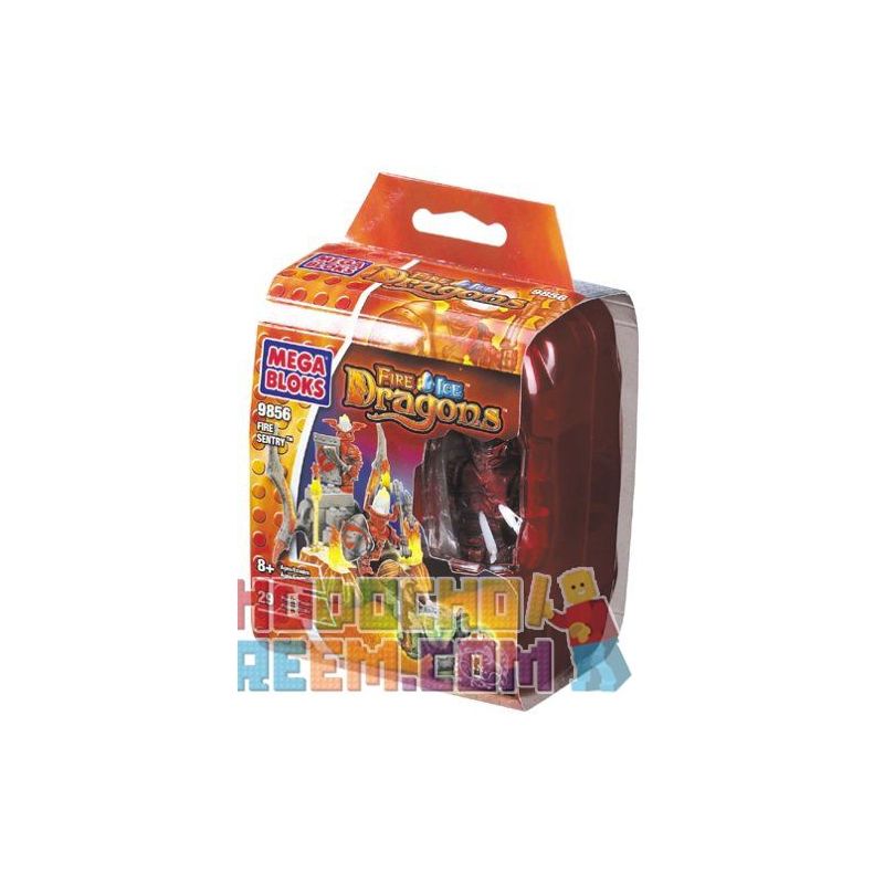 MEGA BLOKS 9856 non Lego FLAME SENTINEL. bộ đồ chơi xếp lắp ráp ghép mô hình FIRE SENTRY 29 khối