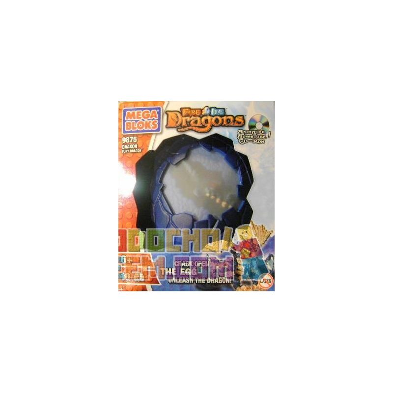 MEGA BLOKS 9875 Xếp hình kiểu Lego Ice Dragon Rồng Băng 10 khối MEGA BLOKS 9875 Xếp hình kiểu Lego Ice Dragon Rồng Băng 10 khối