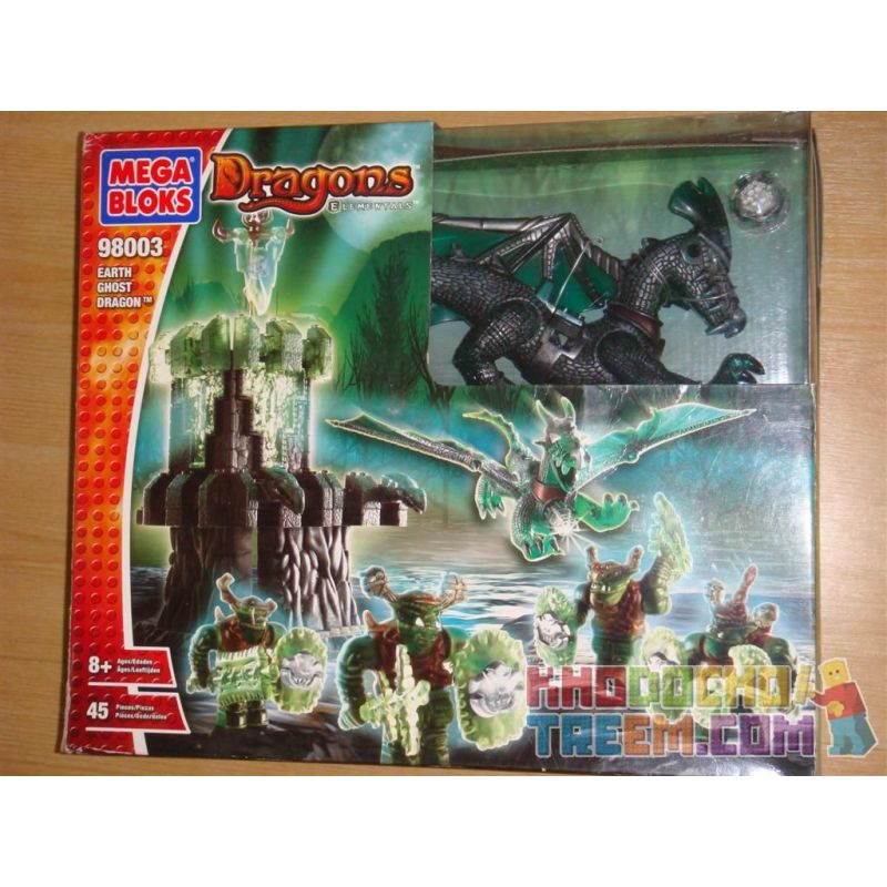 MEGA BLOKS 98003 non RỒNG MA ĐẤT bộ đồ chơi xếp lắp ráp ghép mô hình EARTH GHOST DRAGON 45 khối MEGA BLOKS 98003 non RỒNG MA ĐẤT bộ đồ chơi xếp lắp ráp ghép mô hình EARTH GHOST DRAGON 45 khối