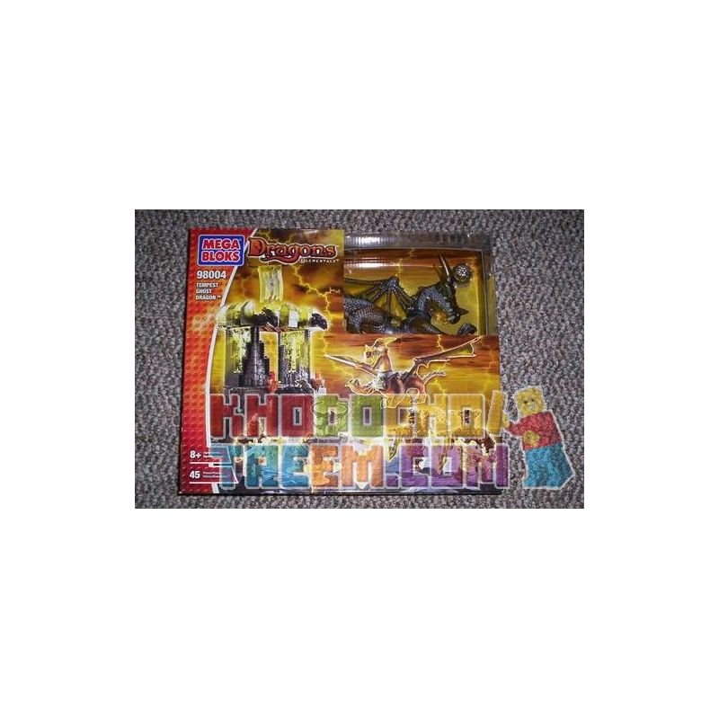 MEGA BLOKS 98004 Xếp hình kiểu Lego Tempest Ghost Dragon Storm Ghost Dragon Storm Ghost Dragon 45 khối MEGA BLOKS 98004 Xếp hình kiểu Lego Tempest Ghost Dragon Storm Ghost Dragon Storm Ghost Dragon 45 khối