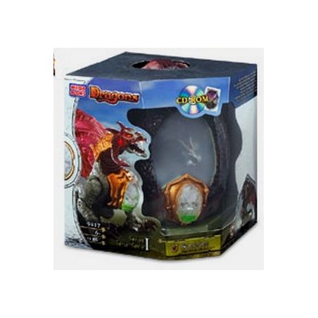 MEGA BLOKS 9417 non  SUNBLOTT EQUINOX DRAGON. bộ đồ chơi xếp lắp ráp ghép mô hình 11 khối