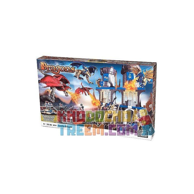 MEGA BLOKS 9414 Xếp hình kiểu Lego CASTLE Castle Attack Tấn Công Lâu đài 229 khối MEGA BLOKS 9414 Xếp hình kiểu Lego CASTLE Castle Attack Tấn Công Lâu đài 229 khối