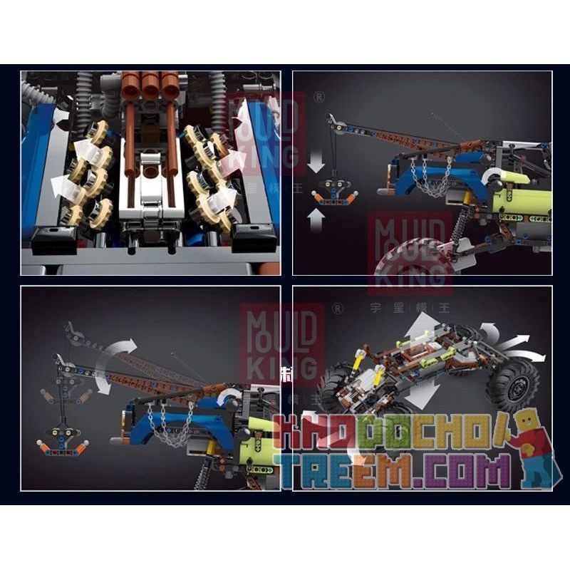 MouldKing 18006 Mould King 18006 REBRICKABLE MOC-35305 35305 MOC35305 non  THẺ KÉO NGÀY TẬN THẾ bộ đồ chơi xếp lắp ráp ghép mô hình  REBEL TOW TRUCK Kỹ Thuật Công Nghệ Cao Mô Hình Phương Tiện 1507 khối
