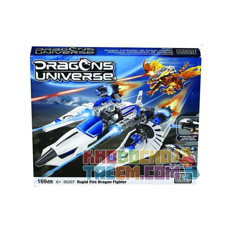 MEGA BLOKS 95207 Xếp hình kiểu Lego Rapid Fire Dragon Fighter Fun Fire Dragon Fighting Máy Bay Chiến đấu Rồng Lửa Nhanh 169 khối MEGA BLOKS 95207 Xếp hình kiểu Lego Rapid Fire Dragon Fighter Fun Fire Dragon Fighting Máy Bay Chiến đấu Rồng Lửa Nhanh 169 khối