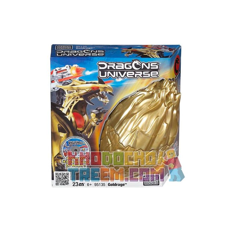 MEGA BLOKS 95135 Xếp hình kiểu Lego Goldrage Vàng 23 khối MEGA BLOKS 95135 Xếp hình kiểu Lego Goldrage Vàng 23 khối