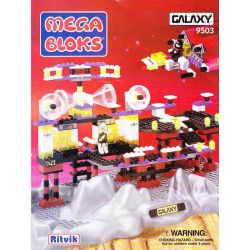 MEGA BLOKS 9503 Xếp hình kiểu Lego SPACE Space Station Trạm Không Gian 397 khối