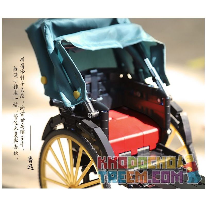 ACHKO 50014 non  XE KÉO THƯỢNG HẢI CŨ bộ đồ chơi xếp lắp ráp ghép mô hình  GOLD RICKSHAWS Kỹ Thuật Công Nghệ Cao Mô Hình Phương Tiện 347 khối ACHKO 50014 non  XE KÉO THƯỢNG HẢI CŨ bộ đồ chơi xếp lắp ráp ghép mô hình  GOLD RICKSHAWS Kỹ Thuật Công Nghệ Cao Mô Hình Phương Tiện 347 khối