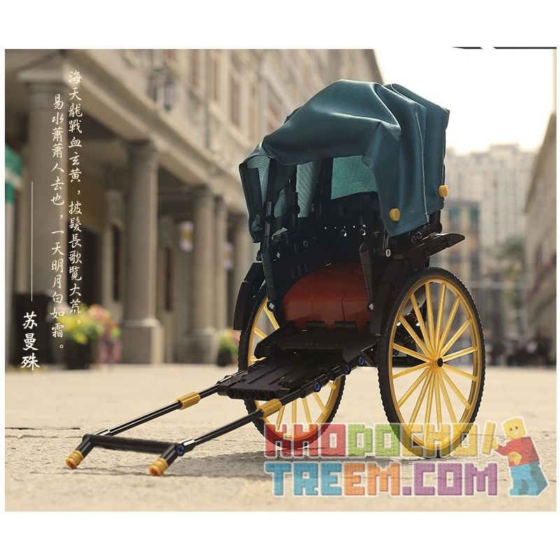 ACHKO 50014 non  XE KÉO THƯỢNG HẢI CŨ bộ đồ chơi xếp lắp ráp ghép mô hình  GOLD RICKSHAWS Kỹ Thuật Công Nghệ Cao Mô Hình Phương Tiện 347 khối ACHKO 50014 non  XE KÉO THƯỢNG HẢI CŨ bộ đồ chơi xếp lắp ráp ghép mô hình  GOLD RICKSHAWS Kỹ Thuật Công Nghệ Cao Mô Hình Phương Tiện 347 khối