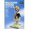 DK 7025 non  NHÀ KHINH KHÍ CẦU bộ đồ chơi xếp lắp ráp ghép mô hình Movie & Game BALLOON HOUSE Phim Và Trò Chơi 555 khối