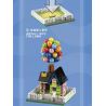DK 7025 non  NHÀ KHINH KHÍ CẦU bộ đồ chơi xếp lắp ráp ghép mô hình Movie & Game BALLOON HOUSE Phim Và Trò Chơi 555 khối