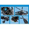 SEMBO 202119 non  TẬP ĐOÀN QUÂN ZHI-10 TRUNG QUỐC bộ đồ chơi xếp lắp ráp ghép mô hình Military Army Z-10 ATTACK HELICOPTER Quân Sự Bộ Đội 704 khối