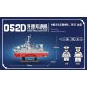 SEMBO 202072 non  TÀU KHU TRỤC TÊN LỬA DẪN ĐƯỜNG 052D-HẠ MÔN bộ đồ chơi xếp lắp ráp ghép mô hình Military Army PLA' NAVY TYPE 052D GUIDED-MISSILE DESTROYER Quân Sự Bộ Đội 370 khối