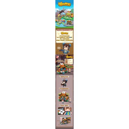 Enlighten 72012 Qman 72012 non  KHÔNG CÓ BUNS. bộ đồ chơi xếp lắp ráp ghép mô hình Minecraft Game Xây Dựng 164 khối