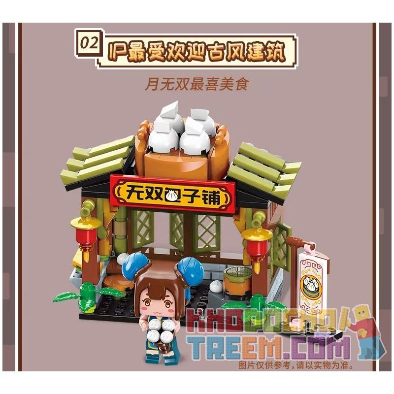 Enlighten 72012 Qman 72012 non  KHÔNG CÓ BUNS. bộ đồ chơi xếp lắp ráp ghép mô hình Minecraft Game Xây Dựng 164 khối