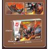 Enlighten 72013 Qman 72013 non  RỒNG ĐEN DUNG NHAM bộ đồ chơi xếp lắp ráp ghép mô hình Minecraft Game Xây Dựng 331 khối