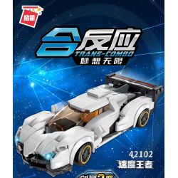 QMAN 42102 non  VUA TỐC ĐỘ bộ đồ chơi xếp lắp ráp ghép mô hình Creator 3 In 1 TRANS-COMBO Sáng Tạo Với 3 Mẫu 428 khối