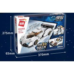 QMAN 42102 non  VUA TỐC ĐỘ bộ đồ chơi xếp lắp ráp ghép mô hình Creator 3 In 1 TRANS-COMBO Sáng Tạo Với 3 Mẫu 428 khối