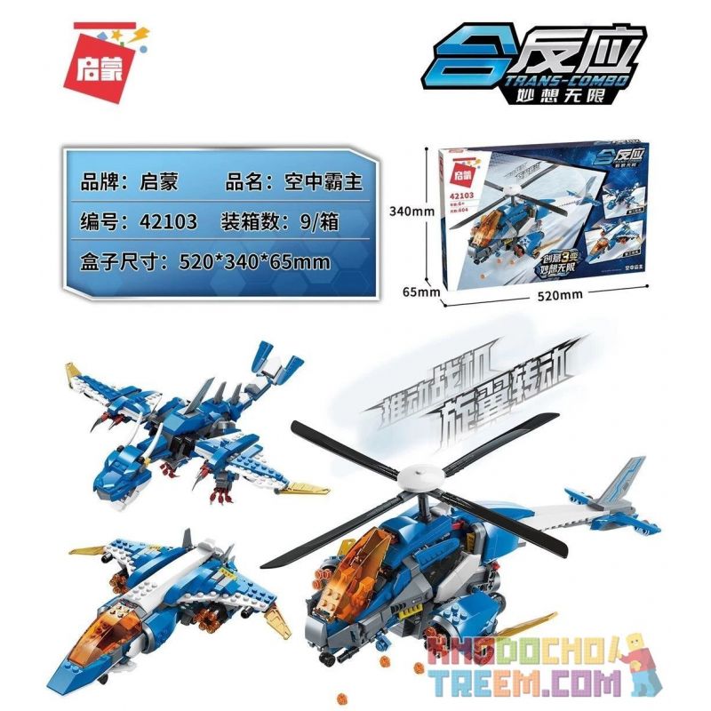 Enlighten 42103 Qman 42103 KEEPPLEY 42103 Xếp hình kiểu Lego CREATOR 3 ...