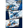 Enlighten 42103 Qman 42103 non  LÃNH CHÚA TRÊN KHÔNG bộ đồ chơi xếp lắp ráp ghép mô hình Creator 3 In 1 TRANS-COMBO Sáng Tạo Với 3 Mẫu 604 khối