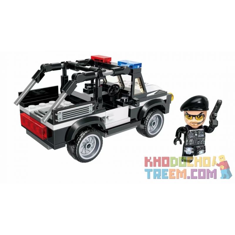 Enlighten 11011-2 11011-3 11011-4 11011-1 Qman 11011-2 11011-3 11011-4 11011-1 non  CẢNH SÁT HỘP NHỎ 4 LOẠI XE ĐẶC CHỦNG ĐA NĂNG ĐIỀU ĐỘNG VƯỢT NGỤC PHI PHÁP TRUY LÙNG MÔ TÔ CẢI TIẾN KHỞI ĐỊA HÌNH MỌI bộ đồ chơi xếp lắp ráp ghép mô hình Minecity Thành Phố Mỏ 488 khối