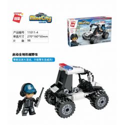 Enlighten 11011-2 11011-3 11011-4 11011-1 Qman 11011-2 11011-3 11011-4 11011-1 non  CẢNH SÁT HỘP NHỎ 4 LOẠI XE ĐẶC CHỦNG ĐA NĂNG ĐIỀU ĐỘNG VƯỢT NGỤC PHI PHÁP TRUY LÙNG MÔ TÔ CẢI TIẾN KHỞI ĐỊA HÌNH MỌI bộ đồ chơi xếp lắp ráp ghép mô hình Minecity Thành Phố Mỏ 488 khối