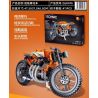 ZHEGAO QL0476 0476 non  HAO CHI MOTORCYCLE. bộ đồ chơi xếp lắp ráp ghép mô hình  Kỹ Thuật Công Nghệ Cao Mô Hình Phương Tiện 411 khối