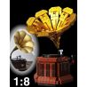 HENGTAI 92051 non  MÁY HÁT 1: 8 tỷ lệ 1:8 bộ đồ chơi xếp lắp ráp ghép mô hình Creator Expert PHONOGRAPH Chuyên Gia Sáng Tạo 682 khối