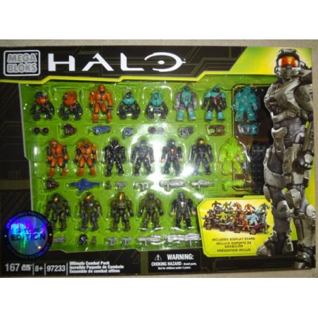 MEGA BLOKS 97233 non  GÓI CHIẾN ĐẤU CUỐI CÙNG bộ đồ chơi xếp lắp ráp ghép mô hình Movie & Game ULTIMATE COMBAT PACK Phim Và Trò Chơi 167 khối