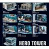 TIGER 55120 non  THÁP AVENGERS ANH HÙNG bộ đồ chơi xếp lắp ráp ghép mô hình Super Heroes AVENGERS TOWER、HERO Siêu Nhân Anh Hùng 5883 khối