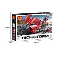 COGO 15809 non  MÔ TÔ TỐC ĐỘ bộ đồ chơi xếp lắp ráp ghép mô hình  TECH-STORM Kỹ Thuật Công Nghệ Cao Mô Hình Phương Tiện 300 khối