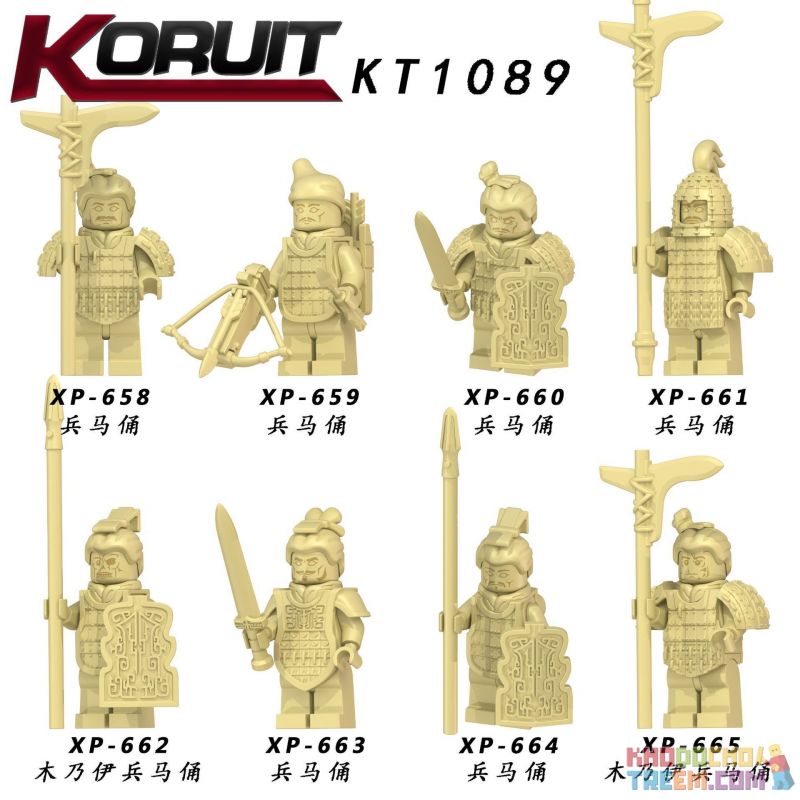 KORUIT KT1089 1089 XP non Lego CÁC CHIẾN BINH ĐẤT NUNG bộ đồ chơi xếp lắp ráp ghép mô hình Collectable Minifigures Búp Bê Sưu Tầm