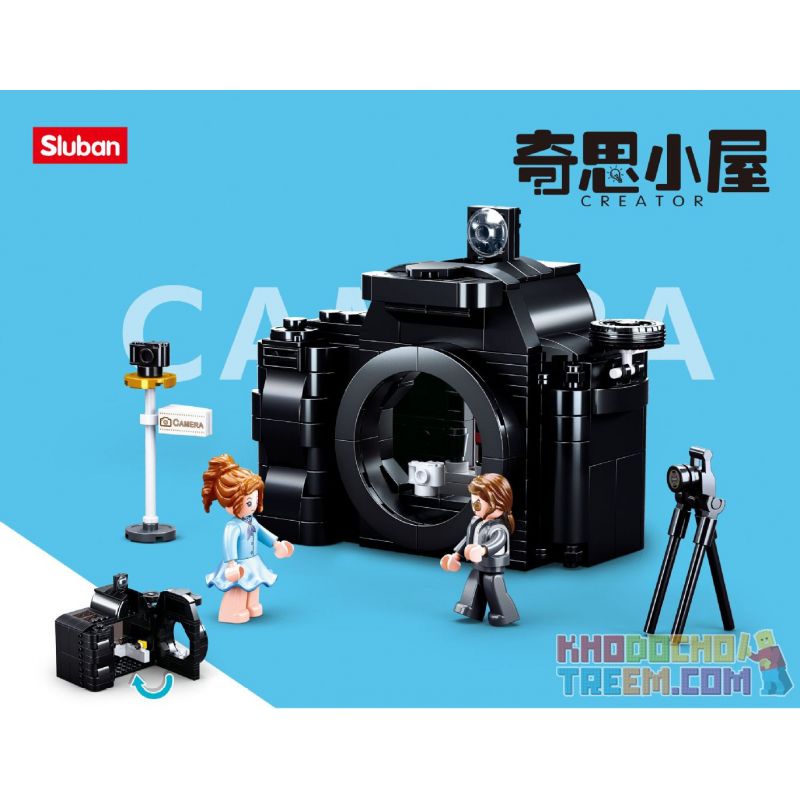 SLUBAN M38-B0882 B0882 0882 M38B0882 38-B0882 non  CỬA HÀNG MÁY ẢNH bộ đồ chơi xếp lắp ráp ghép mô hình Chinatown CREATOR Khu Phố Tàu 293 khối
