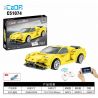 DOUBLEE CADA C51074 51074 non  XE THỂ THAO EVO 1:20 tỷ lệ 1:20 bộ đồ chơi xếp lắp ráp ghép mô hình Racers Đua Tốc Độ 289 khối