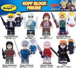 KOPF KF1307 1307 Xếp hình kiểu Lego 8 Minifigures Naruto Naruto. giá sốc rẻ  nhất