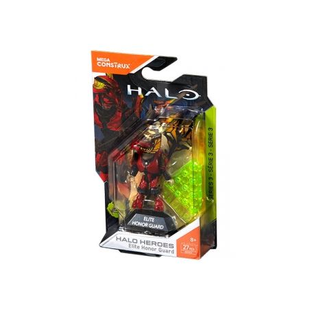 MEGA BLOKS DXR54 non  NGƯỜI BẢO VỆ DANH DỰ ƯU TÚ bộ đồ chơi xếp lắp ráp ghép mô hình Computer Games ELITE HONOR GUARD Trò Chơi 27 khối