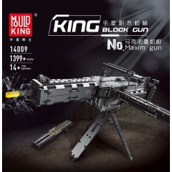 MouldKing 14009 Mould King 14009 non  SÚNG MÁY HẠNG NẶNG MAXIM bộ đồ chơi xếp lắp ráp ghép mô hình  MAXIM GUN Kỹ Thuật Công Nghệ Cao Mô Hình Phương Tiện 1399 khối