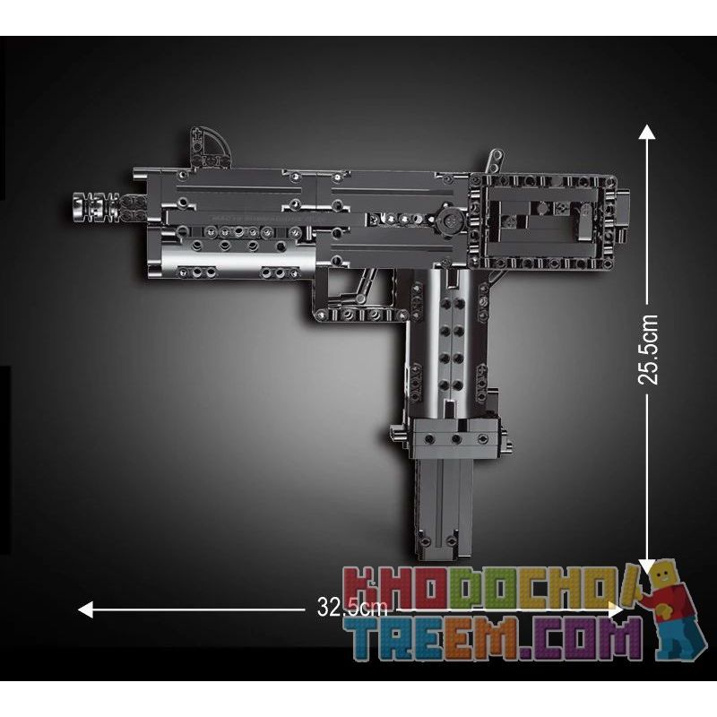 MouldKing 14012 Mould King 14012 non Lego SÚNG TIỂU LIÊN INGRAM MAC-10 CỦA MỸ bộ đồ chơi xếp lắp ráp ghép mô hình Technic MAC 10 Kỹ Thuật Công Nghệ Cao Mô Hình Phương Tiện 478 khối