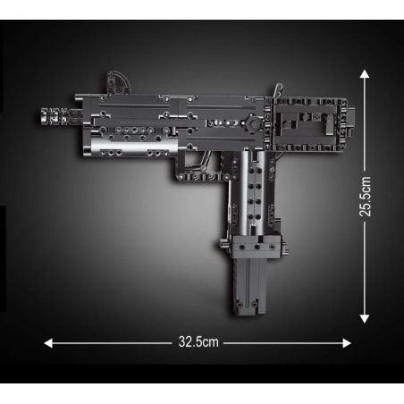 MouldKing 14012 Mould King 14012 non  SÚNG TIỂU LIÊN INGRAM MAC-10 CỦA MỸ bộ đồ chơi xếp lắp ráp ghép mô hình  MAC 10 Kỹ Thuật Công Nghệ Cao Mô Hình Phương Tiện 478 khối