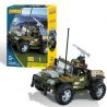 BEST-LOCK 13242 non  XE HƠI bộ đồ chơi xếp lắp ráp ghép mô hình Military Army CAR Quân Sự Bộ Đội 105 khối