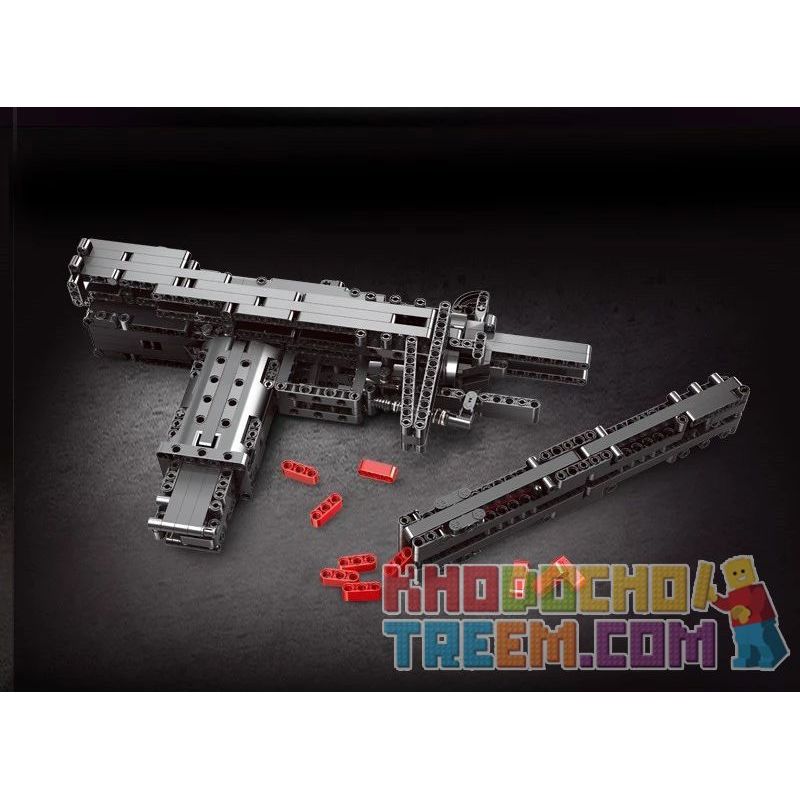 MouldKing 14006 Mould King 14006 non  SÚNG TIỂU LIÊN WOODS bộ đồ chơi xếp lắp ráp ghép mô hình  MINI UZI Kỹ Thuật Công Nghệ Cao Mô Hình Phương Tiện 796 khối