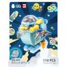 HAPPY BUILD SHINEYU XINYU YC-DZ-003 DZ-003 -003 YCDZ-003 non  JET BOY. bộ đồ chơi xếp lắp ráp ghép mô hình QQ JOY 110 khối