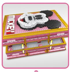 SNAKE 32110 non  SÁCH MICKEY bộ đồ chơi xếp lắp ráp ghép mô hình Mickey Mouse MICKEY BOOK Chuột Mickey 2630 khối