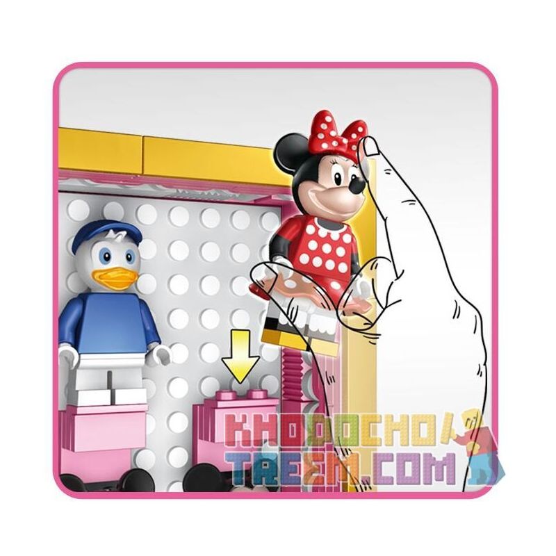 SNAKE 32110 non  SÁCH MICKEY bộ đồ chơi xếp lắp ráp ghép mô hình Mickey Mouse MICKEY BOOK Chuột Mickey 2630 khối