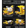 ZHEGAO QL0439 0439 non  MÁY TRỘN XI MĂNG bộ đồ chơi xếp lắp ráp ghép mô hình  Kỹ Thuật Công Nghệ Cao Mô Hình Phương Tiện 421 khối